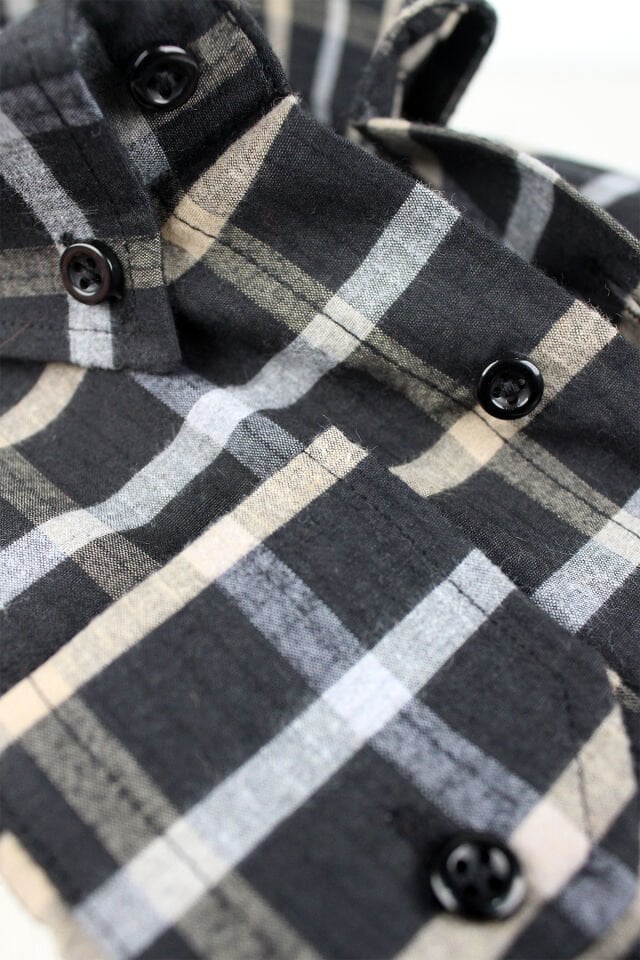 Varetta Büyük Beden Erkek Siyah Kışlık Yünlü Gömlek – Cepli Geniş Kesim Flanel Model