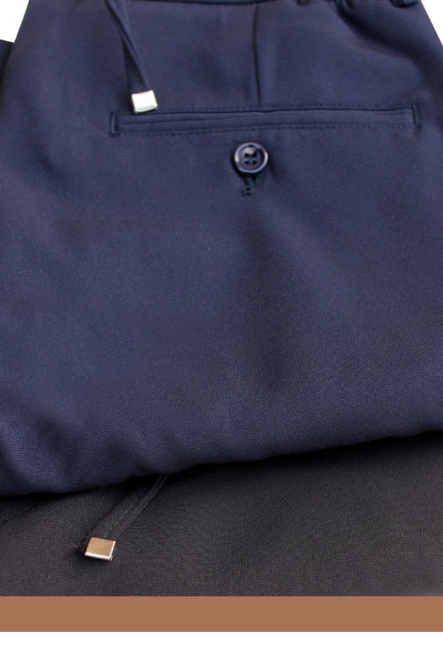 Varetta Erkek Lacivert Cepli Düz Paça Regular Jogger Pantolon