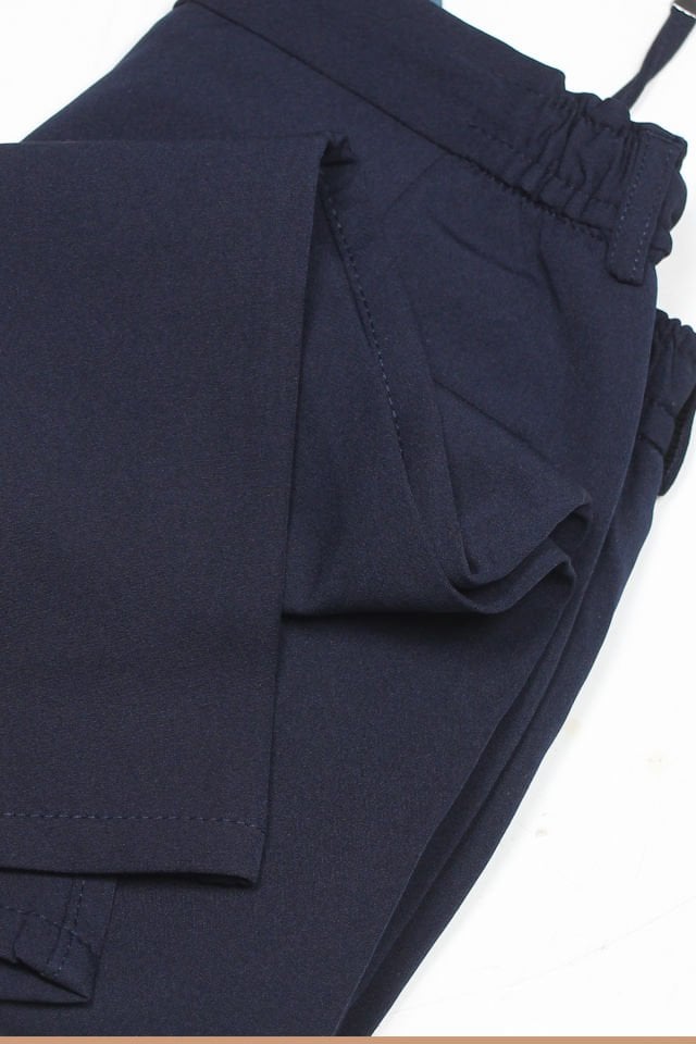 Varetta Erkek Lacivert Cepli Düz Paça Regular Jogger Pantolon