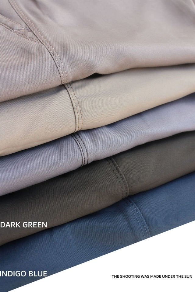 Varetta Erkek indigo Mavi Pamuklu Cepli Yazlık Düz Keten Pantolon
