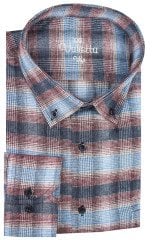 Varetta Erkek Mavi Geniş Kesim Cepli Kışlık Gömlek