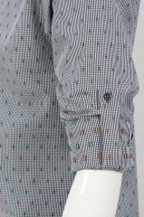 Erkek Çok Renkli Yaka Düğmeli Slim Fit Uzun Kollu Gömlek