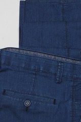 Varetta Erkek Lacivert Yazlık Cepli Tensel İnce Kot Pantolon