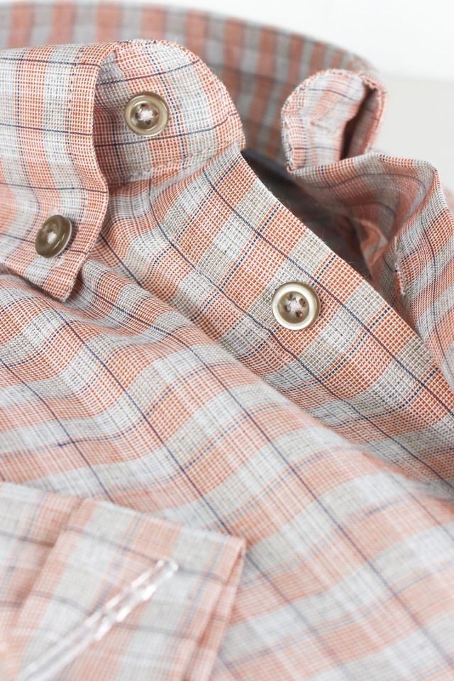 Varetta Somon Gri Kısa Kollu Pamuklu Yazlık Gömlek