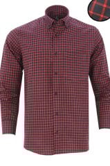 Varetta Erkek Siyah Uzun Kollu Kareli Klasik kesim Cepli Gömlek