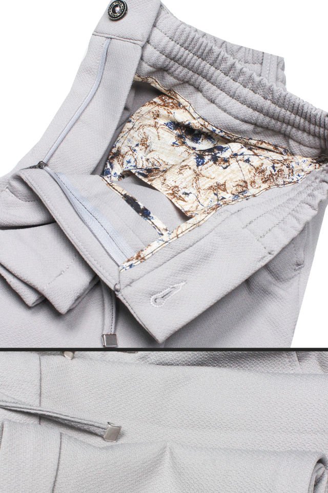 Varetta Erkek Gri Cepli Düz Paça Likralı Jogger Pantolon