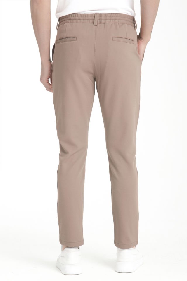 Varetta Erkek Taba Cepli Düz Paça Regular Jogger Pantolon