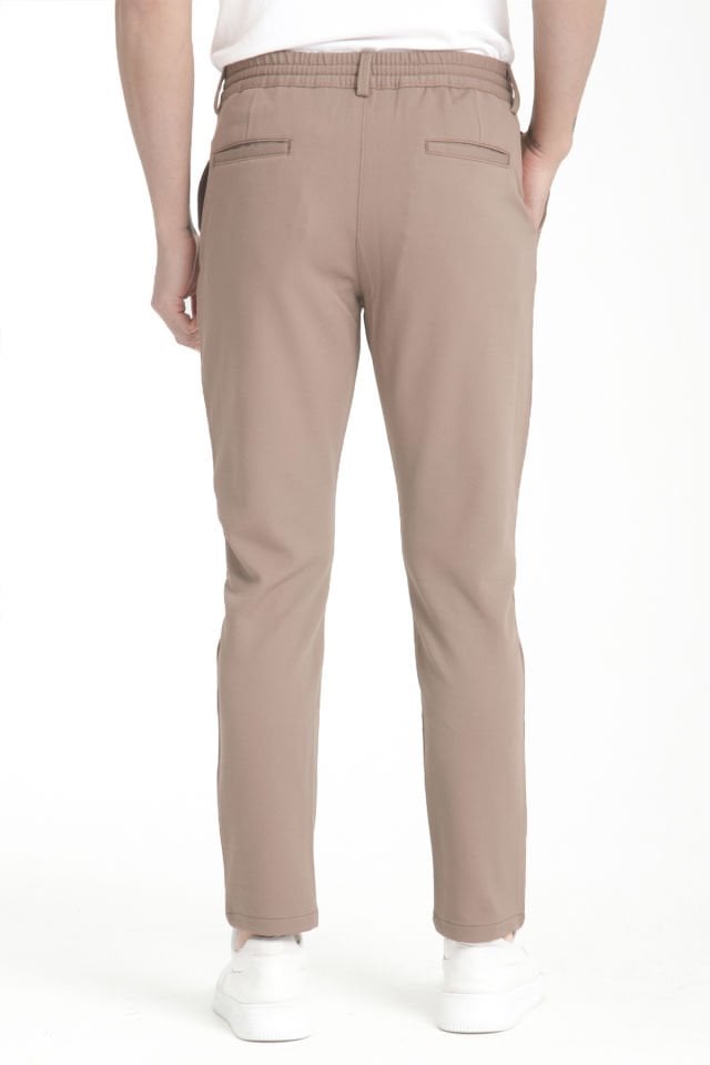 Varetta Erkek Taba Cepli Düz Paça Regular Jogger Pantolon