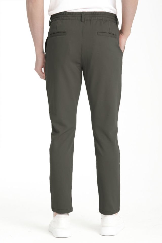 Varetta Erkek Yeşil Cepli Düz Paça Regular Jogger Pantolon