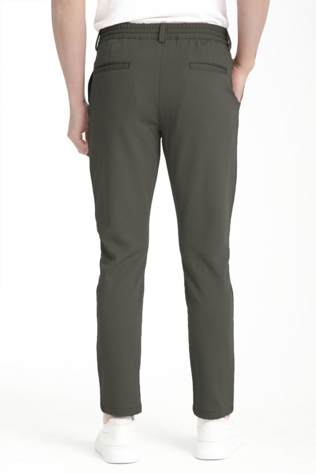 Varetta Erkek Yeşil Cepli Düz Paça Regular Jogger Pantolon