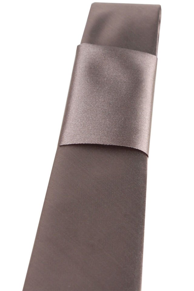 Varetta Erkek Bronz Kahve Slim Kesim Mendilli Kravat
