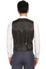 Erkek Yelek Slim Fit Kesim Gri