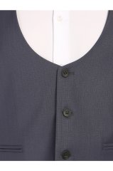 Erkek Yelek Slim Fit Kesim Gri
