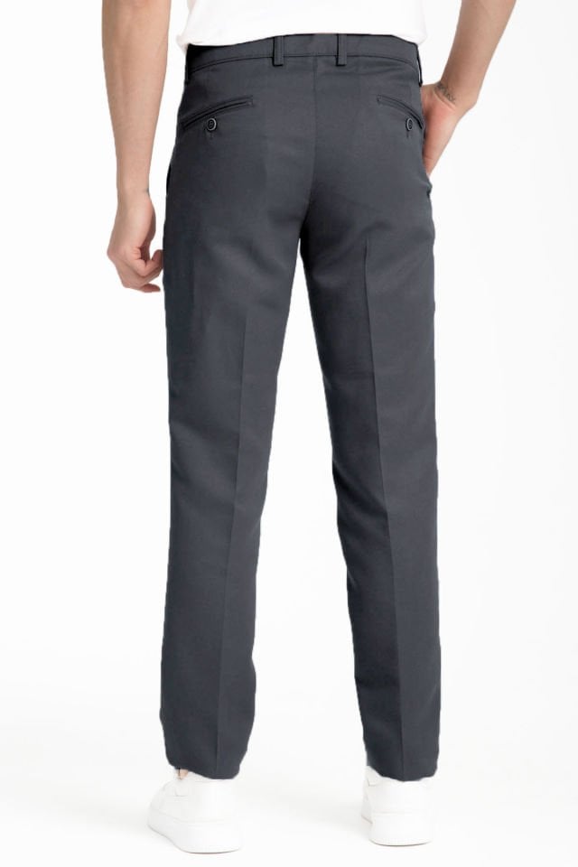 Varetta Erkek Füme Pamuklu Cepli Yazlık Düz Keten Pantolon