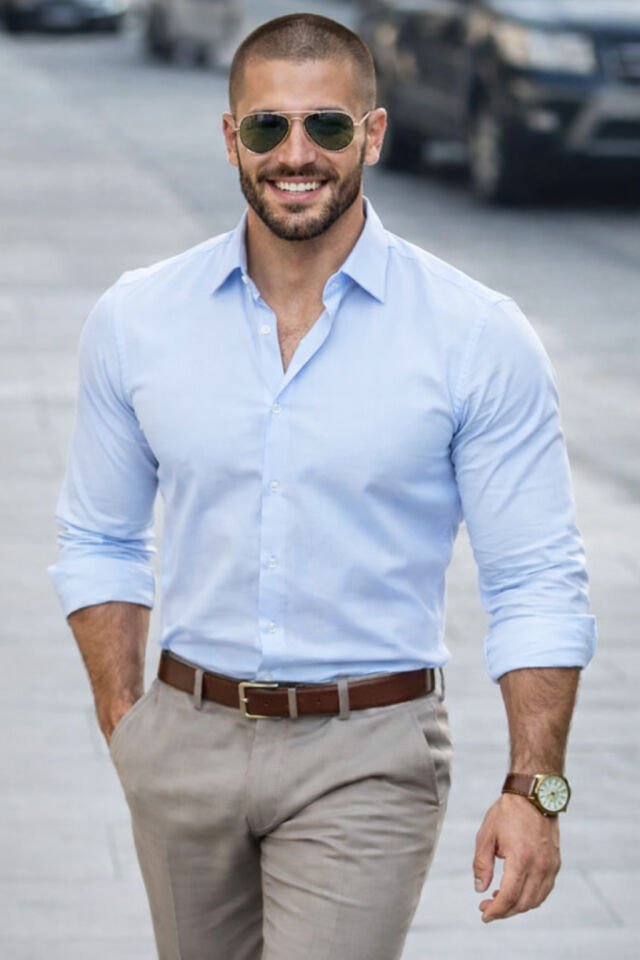 Varetta Erkek Mavi Düz Cepsiz Geniş Kesim Uzun Kollu Gömlek