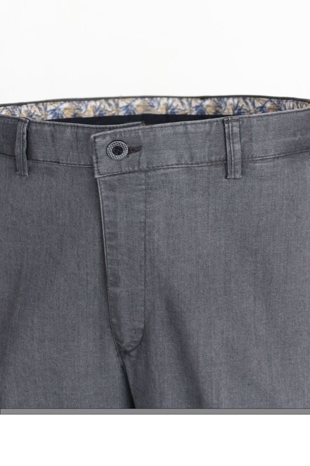 Varetta Erkek Gri Cepli Yazlık İnce Tensel Kot Pantolon