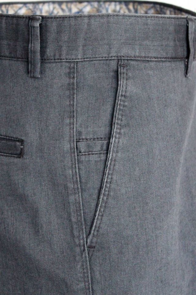 Varetta Erkek Gri Yazlık Kot Pantolon İnce Tensel İtalyan Yandan Cepli