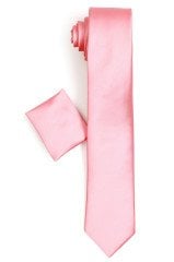 Erkek Beyaz Klasik Kesim Uzun Kollu Tek Cepli Gömlek Pembe Kravat Kombin Set