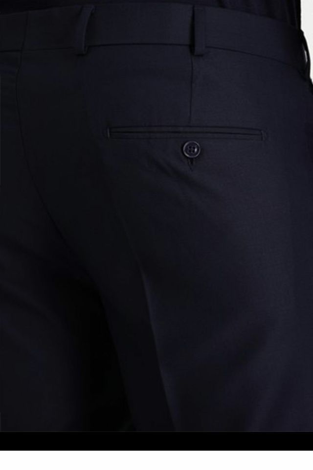 Varetta Erkek Lacivert Slim Fit Kesim Poliviskon Kumaş Pantolon