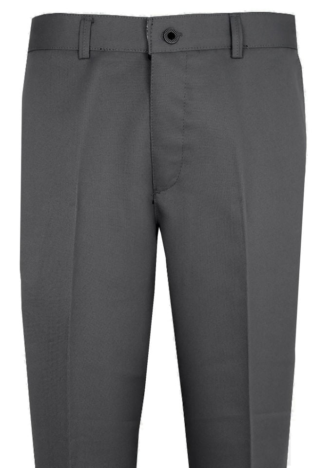 Varetta Erkek Arsenik Gri Klasik Kesim Cepli Keten Pantolon