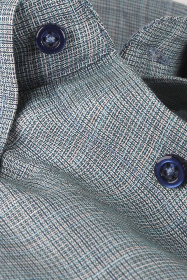 Varetta Erkek Yeşil Çift Cepli Uzun Kollu Gömlek