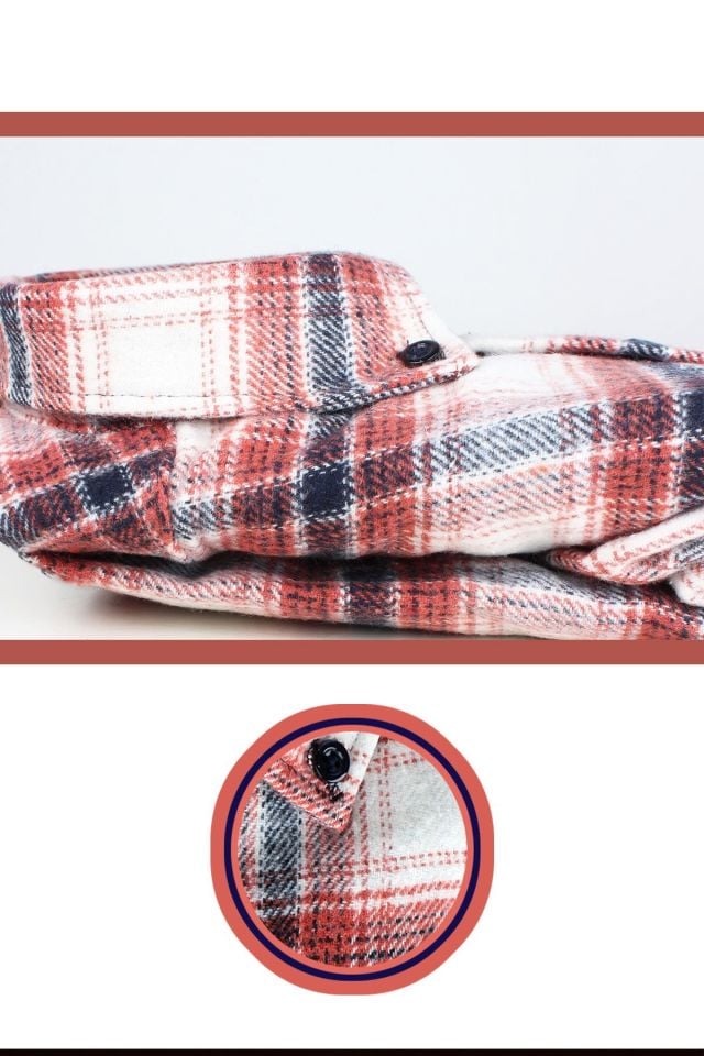 Varetta Erkek Mavi Kalın Kışlık Cepli Oduncu Gömlek