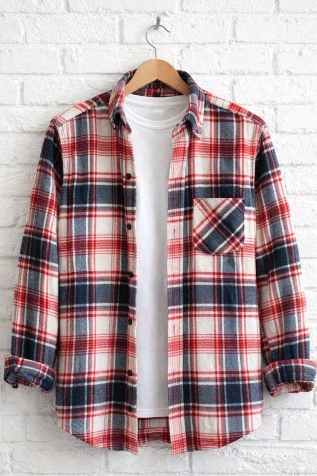 Varetta Erkek Kırmızı Kalın Kışlık Cepli Oduncu Gömlek