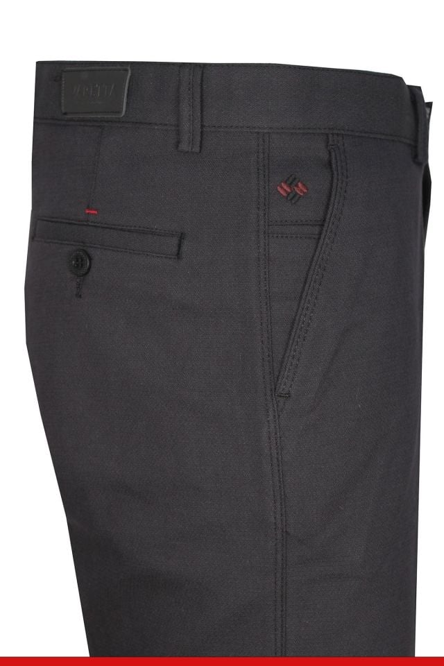 Varetta Erkek Füme Klasik Kesim Keten Pantolon