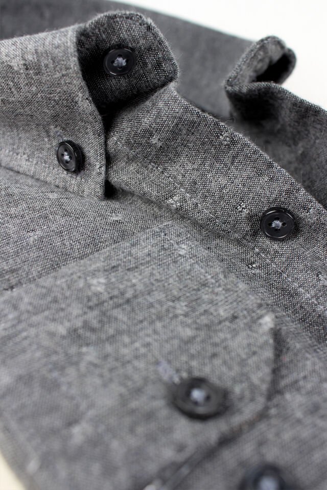Varetta Büyük Beden Erkek Gri Kışlık Yünlü Oduncu Gömlek – Cepli Geniş Kesim Flanel Model