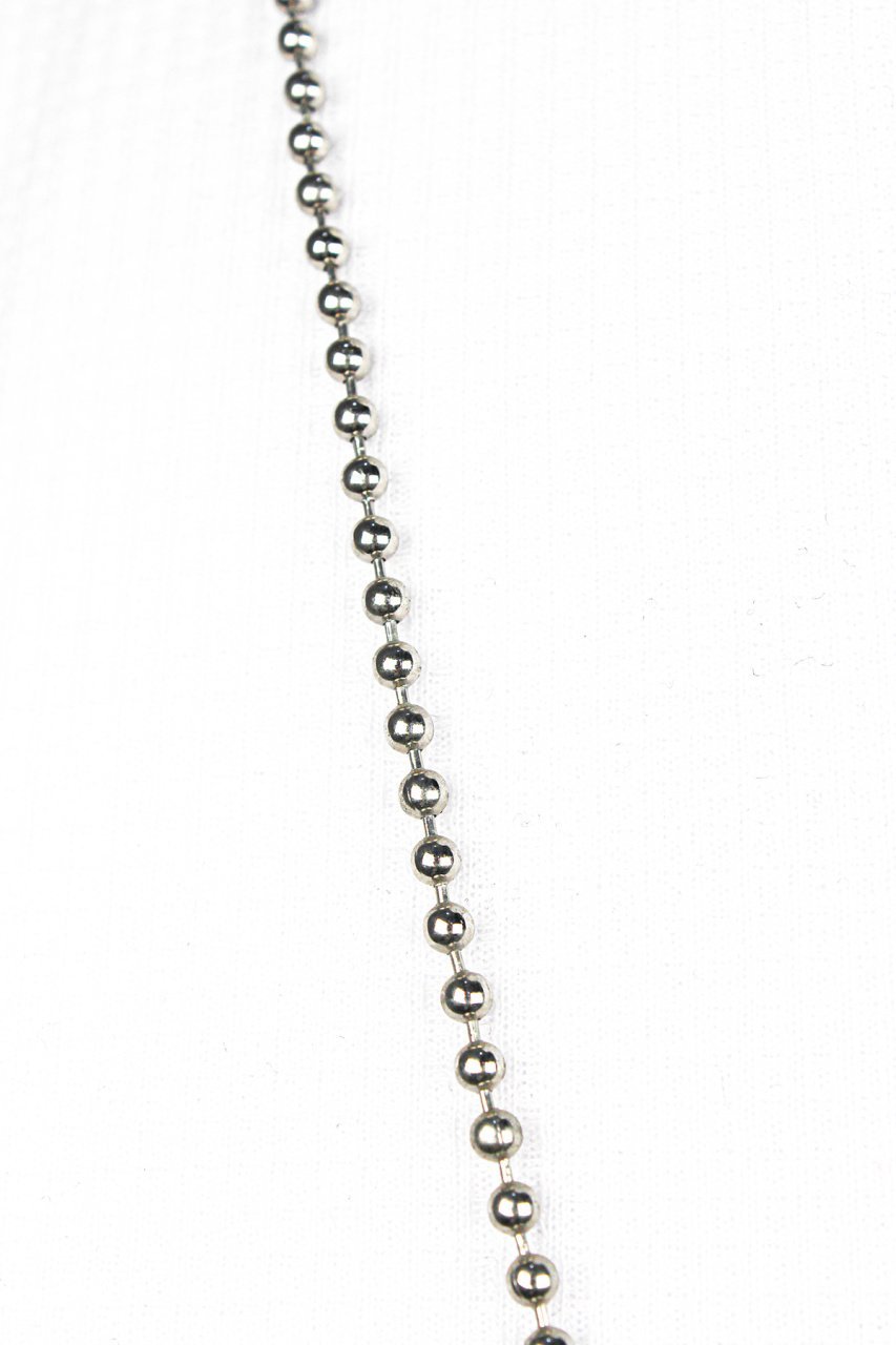 Erkek Metalic Gray Çelik Zincir Kolye