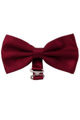 Varetta Erkek Bordo Saten Kumaş Papyon