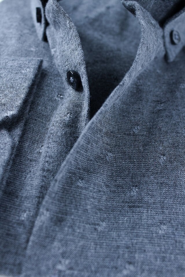 Varetta Büyük Beden Erkek Mavi Kışlık Yünlü Gömlek – Cepli Geniş Kesim Flanel Model