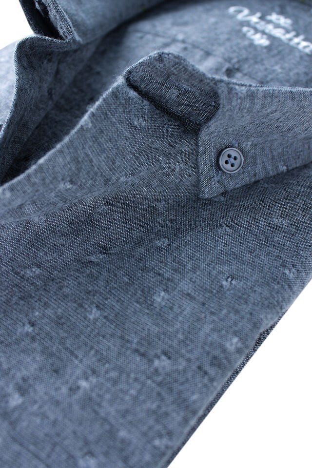 Varetta Büyük Beden Erkek Mavi Kışlık Yünlü Gömlek – Cepli Geniş Kesim Flanel Model