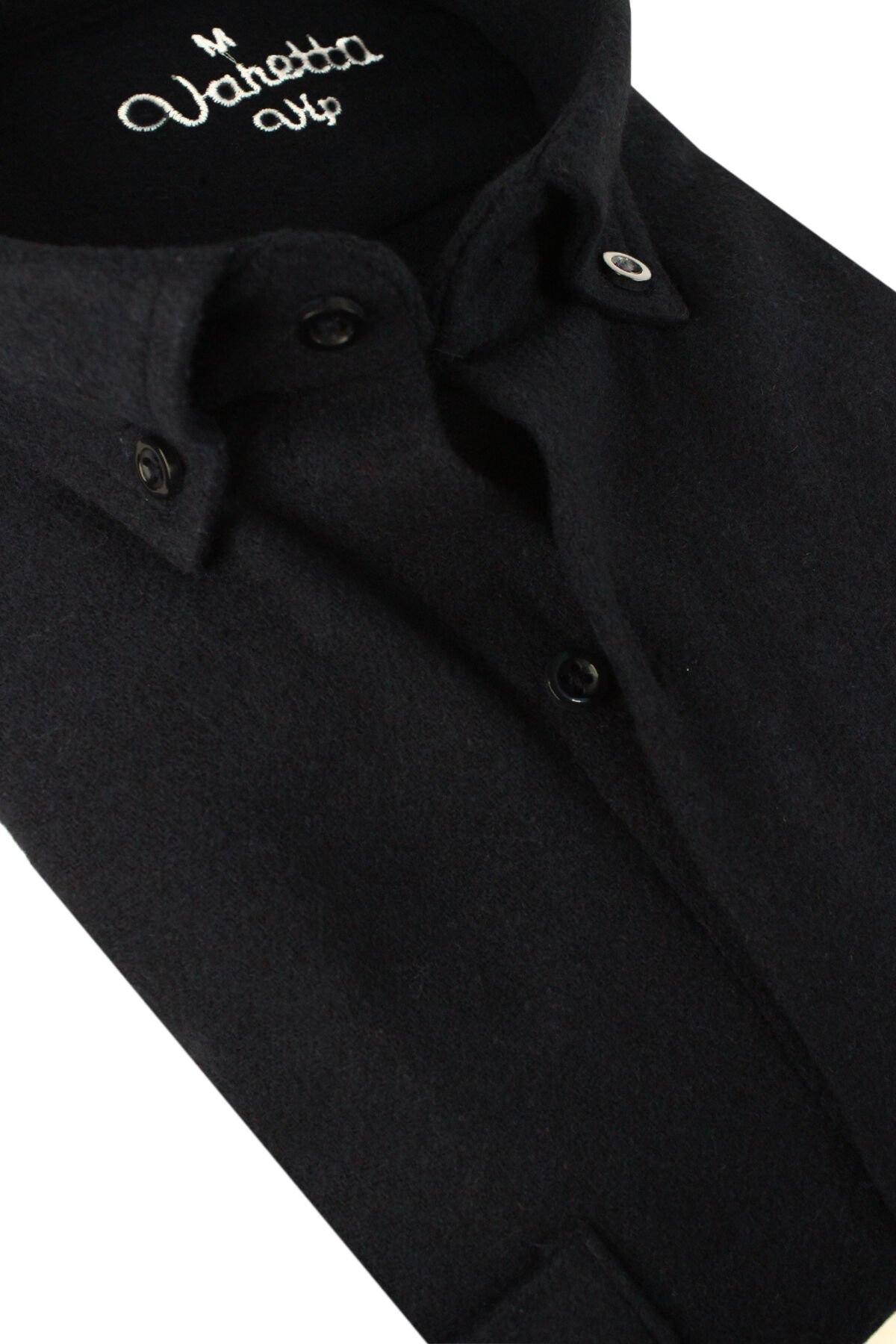 Varetta Erkek Siyah Kışlık Kalın Kareli Oduncu Gömlek – Çift Cepli Oversize Model