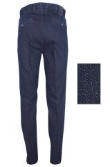 Erkek Lacivert Regulafit Jeans Pantolon