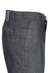 Erkek Siyah Regulafit Jeans Pantolon