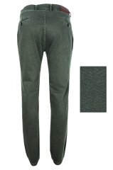 Erkek Yeşil Regulafit Jeans Pantolon