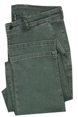Erkek Yeşil Regulafit Jeans Pantolon