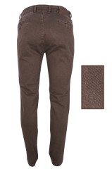 Erkek Kahverengi Regulafit Jeans Pantolon