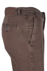 Erkek Kahverengi Regulafit Jeans Pantolon