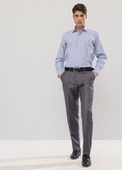 Varetta Erkek Gri Poliviskon Kumaş Pantolon