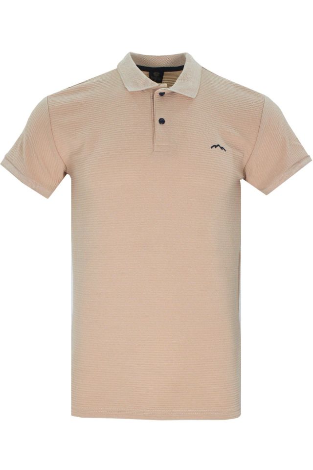Varetta Taba Pamuklu Kısa Kollu Polo Yaka T shirt