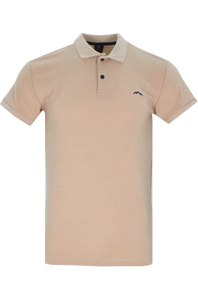 Varetta Taba Pamuklu Kısa Kollu Polo Yaka T shirt
