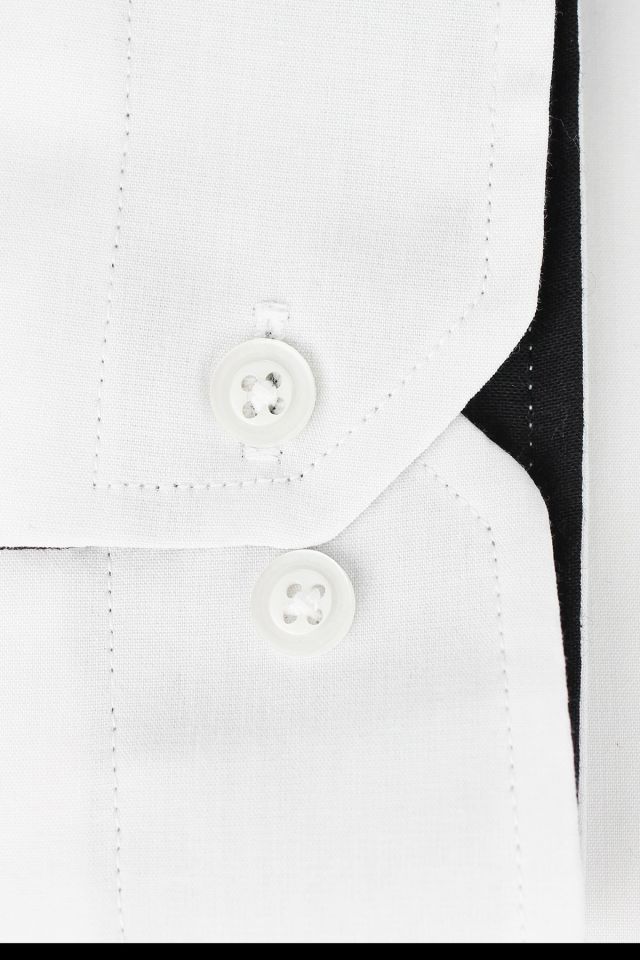 Erkek Beyaz Slim Fit Uzun Kol Gömlek