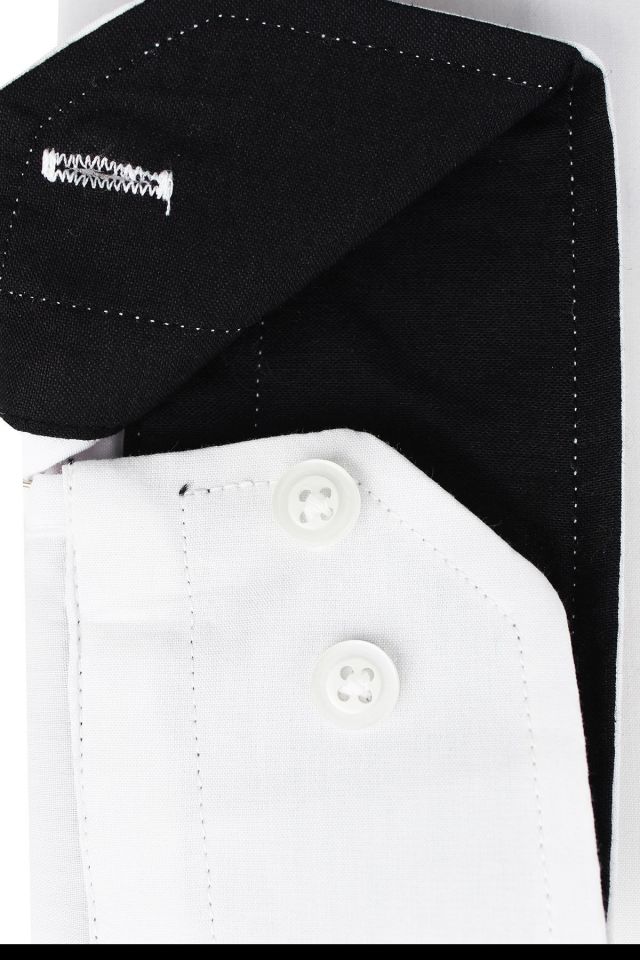 Erkek Beyaz Slim Fit Uzun Kol Gömlek