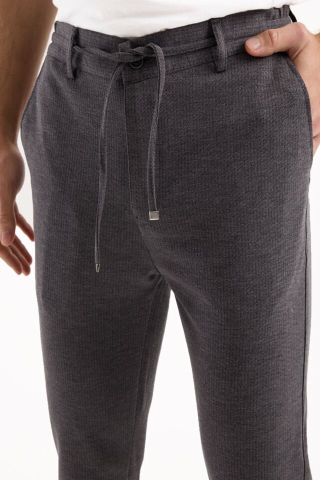 Varetta Viking Jogger Volkanik Gri Kışlık Likralı 4 Cepli Jogger Pantolon Slim Kalıp