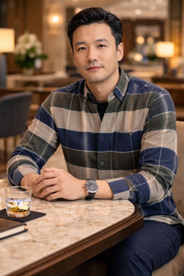 Varetta Erkek Yeşil Kışlık Gömlek Kareli Yünlü Cepli Geniş Kesim