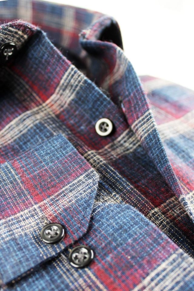 Varetta Erkek Lacivert Kareli Klasik Kesim Kışlık Gömlek