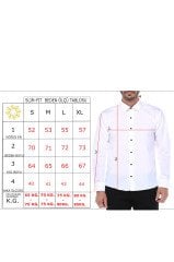Varetta Erkek Slim Fit Sarı Lacivert Ekose Desenli Uzun Kollu Gömlek