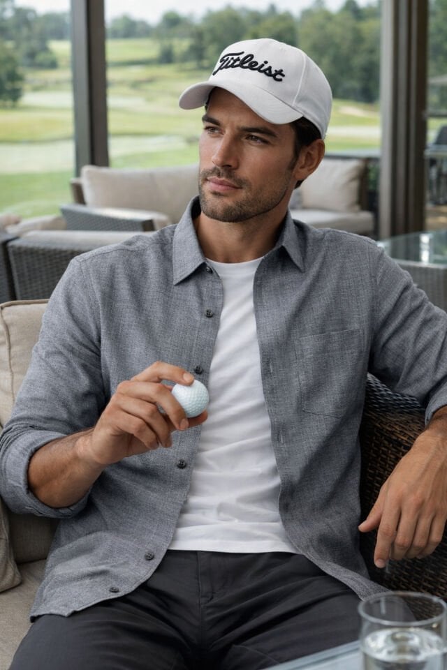 Varetta Erkek Gri Gömlek Klasik Kesim Uzun Kollu Cepli Yaka Düğmeli